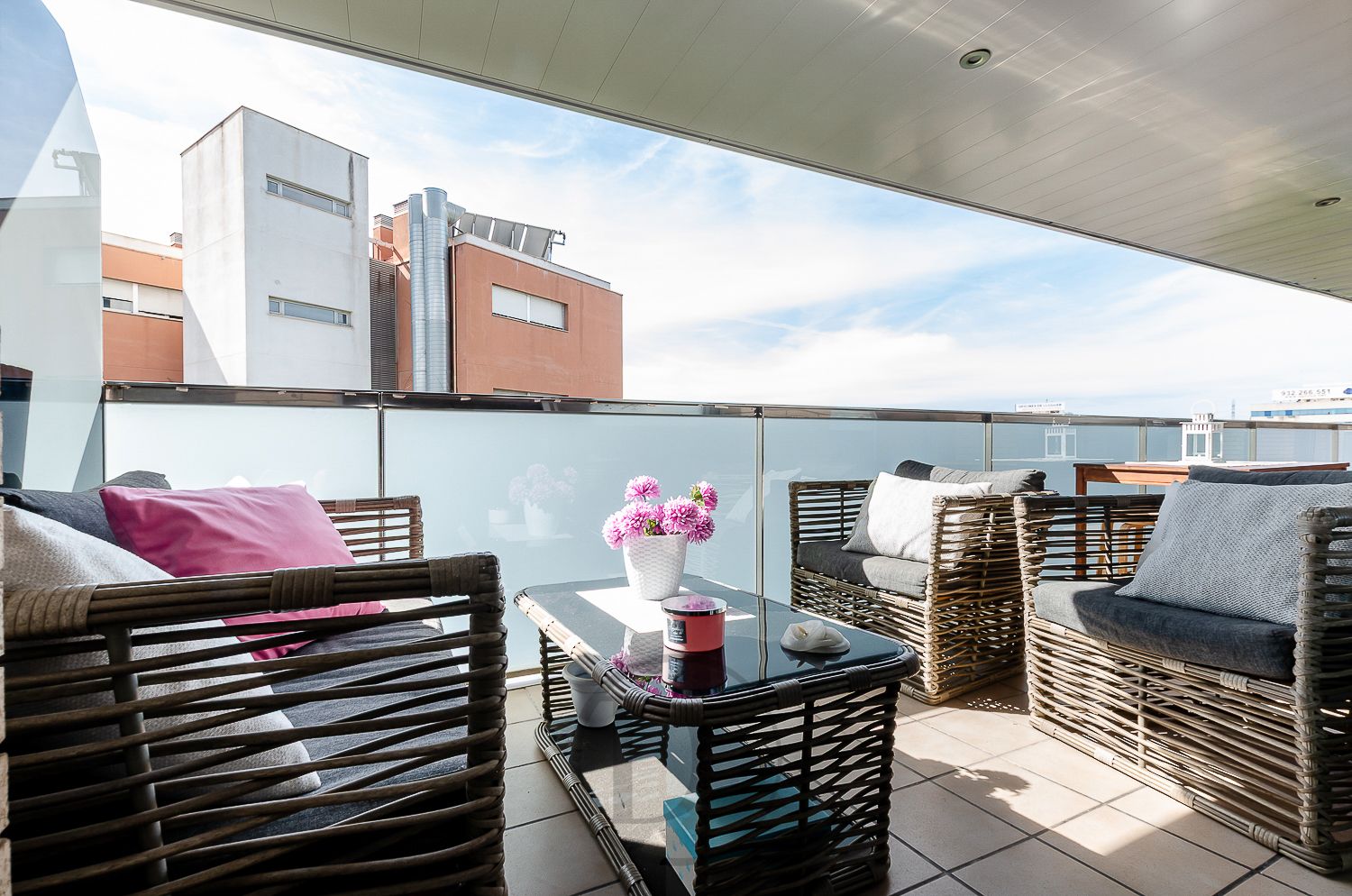 Terraza de Piso en venta en Esplugues de Llobregat con Aire acondicionado, Jardín privado y Balcón