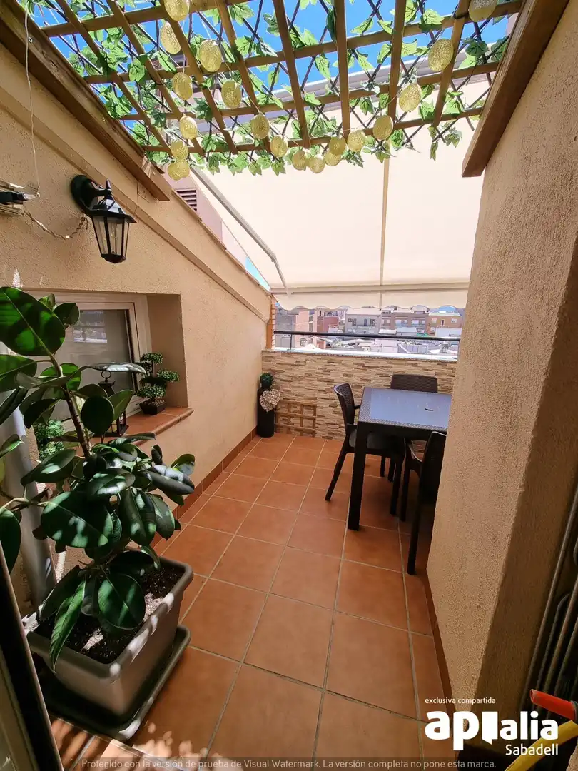 Terrace of Attic for sale in Sabadell  with Heating, Terrace and Furnished