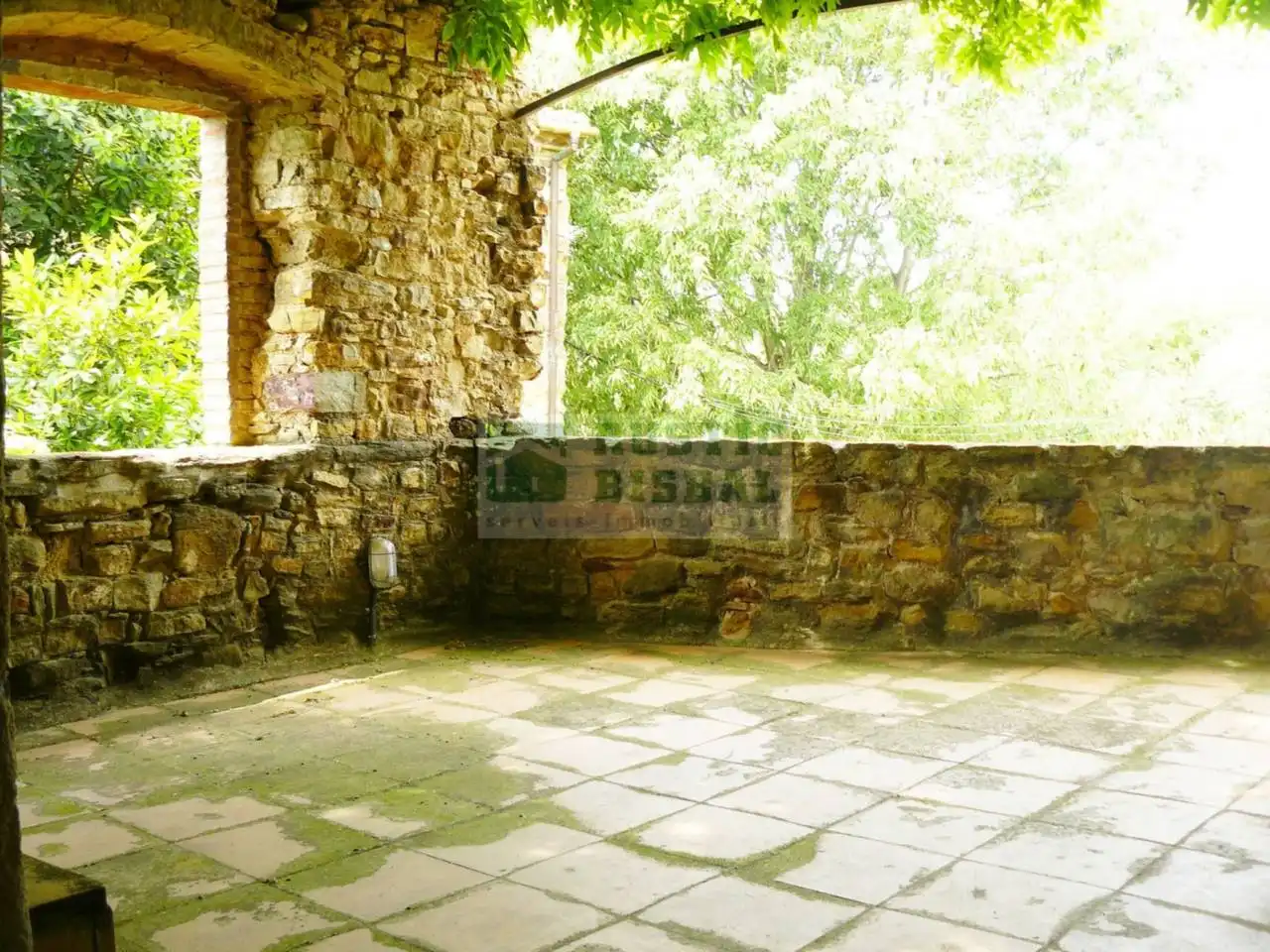 Terraza de Finca rústica de alquiler en Madremanya con Calefacción, Jardín privado y Terraza