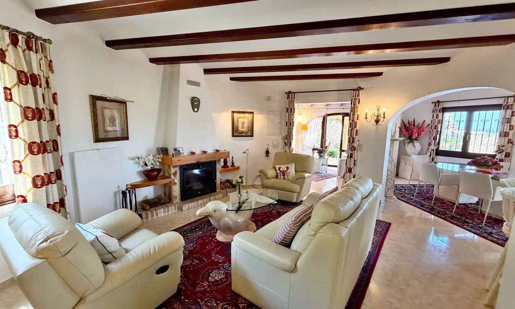 Living room of Houses for sale in Dénia  with Air Conditioner, Heating and Private garden