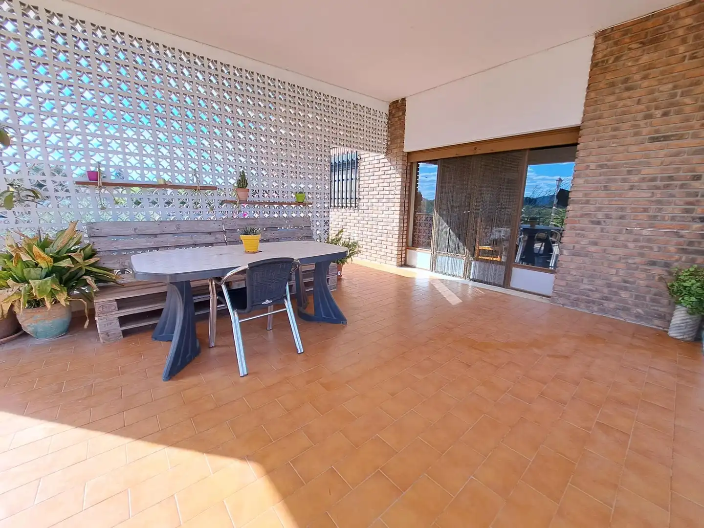 Terraza de Finca rústica en venta en La Pobla Llarga con Jardín privado, Terraza y Trastero