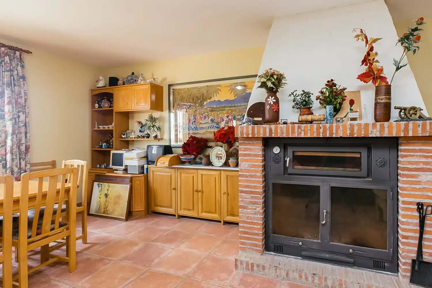 Cuina de Casa o xalet en venda en Purullena amb Aire condicionat, Jardí privat i Terrassa
