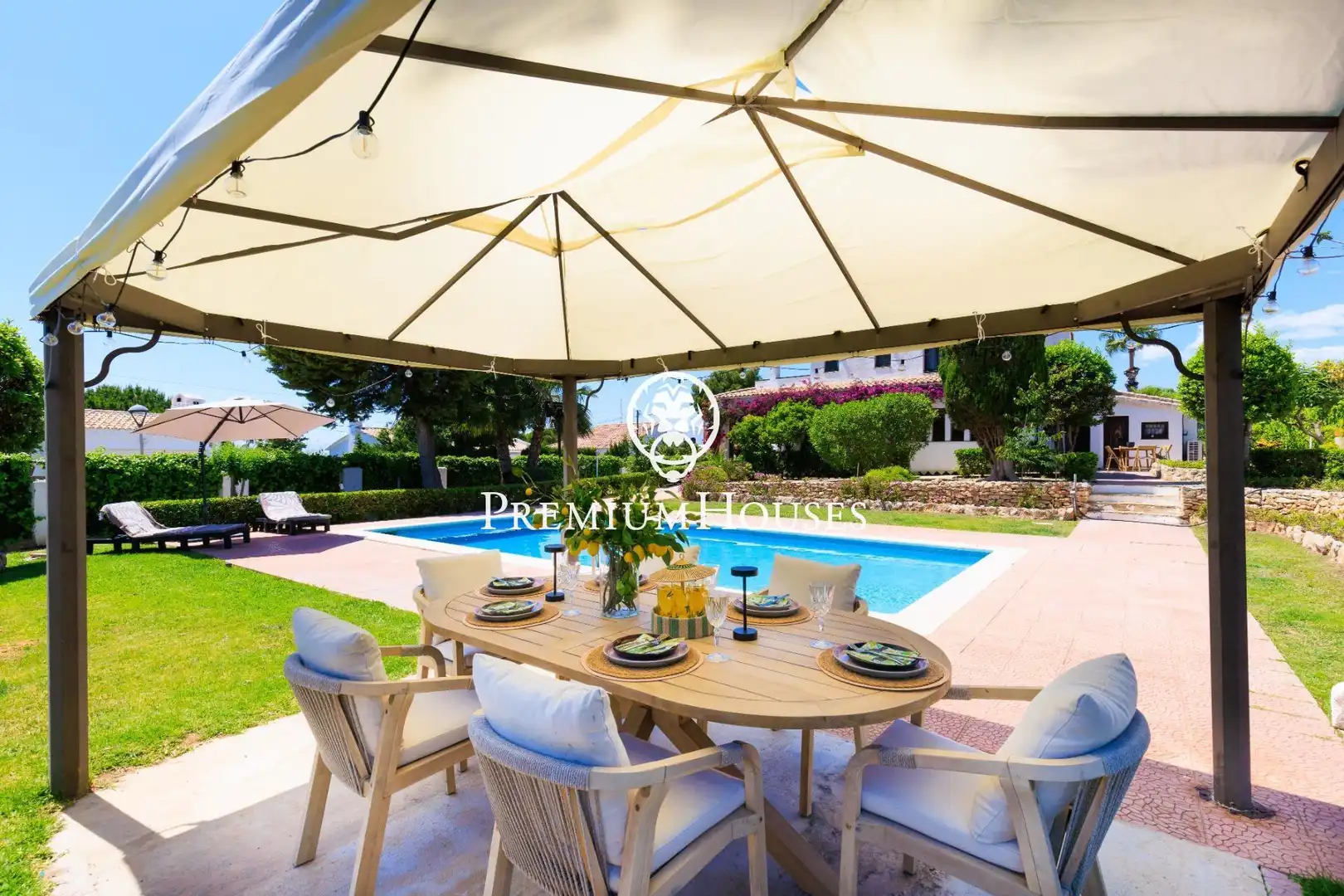 Terraza de Casa o chalet de alquiler en Cunit con Aire acondicionado, Calefacción y Jardín privado