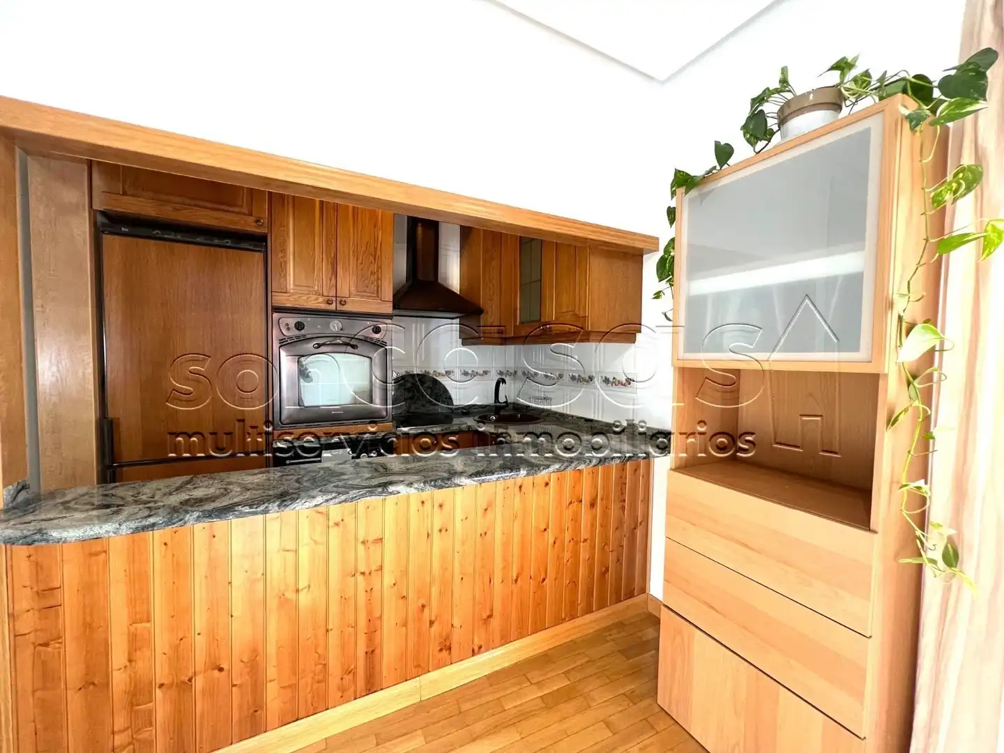 Kitchen of Flat for rent in Madrid  with Air Conditioner, Heating and Terrace