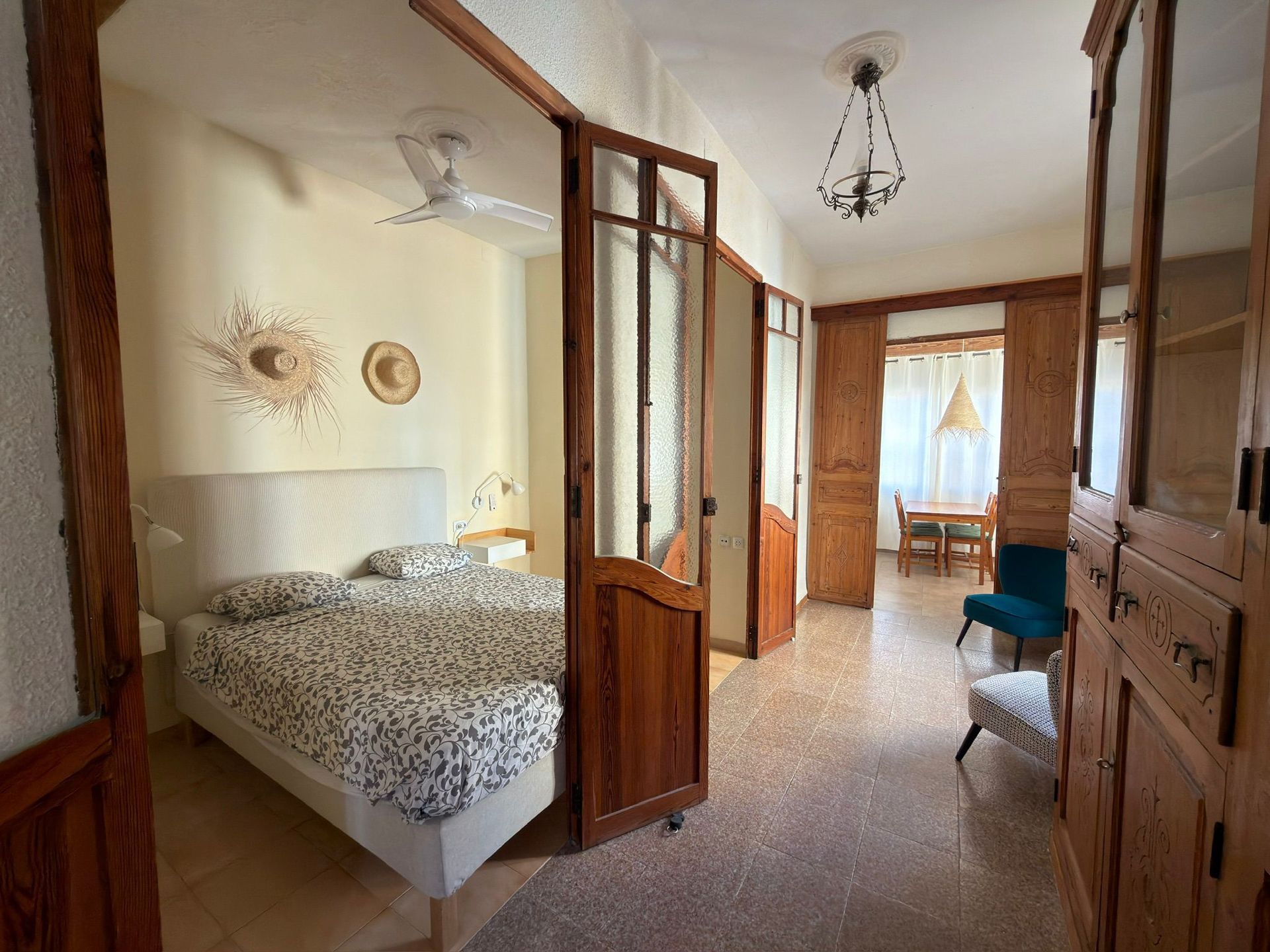 Bedroom of Flat to rent in  Valencia Capital  with Furnished, Balcony and Pets allowed