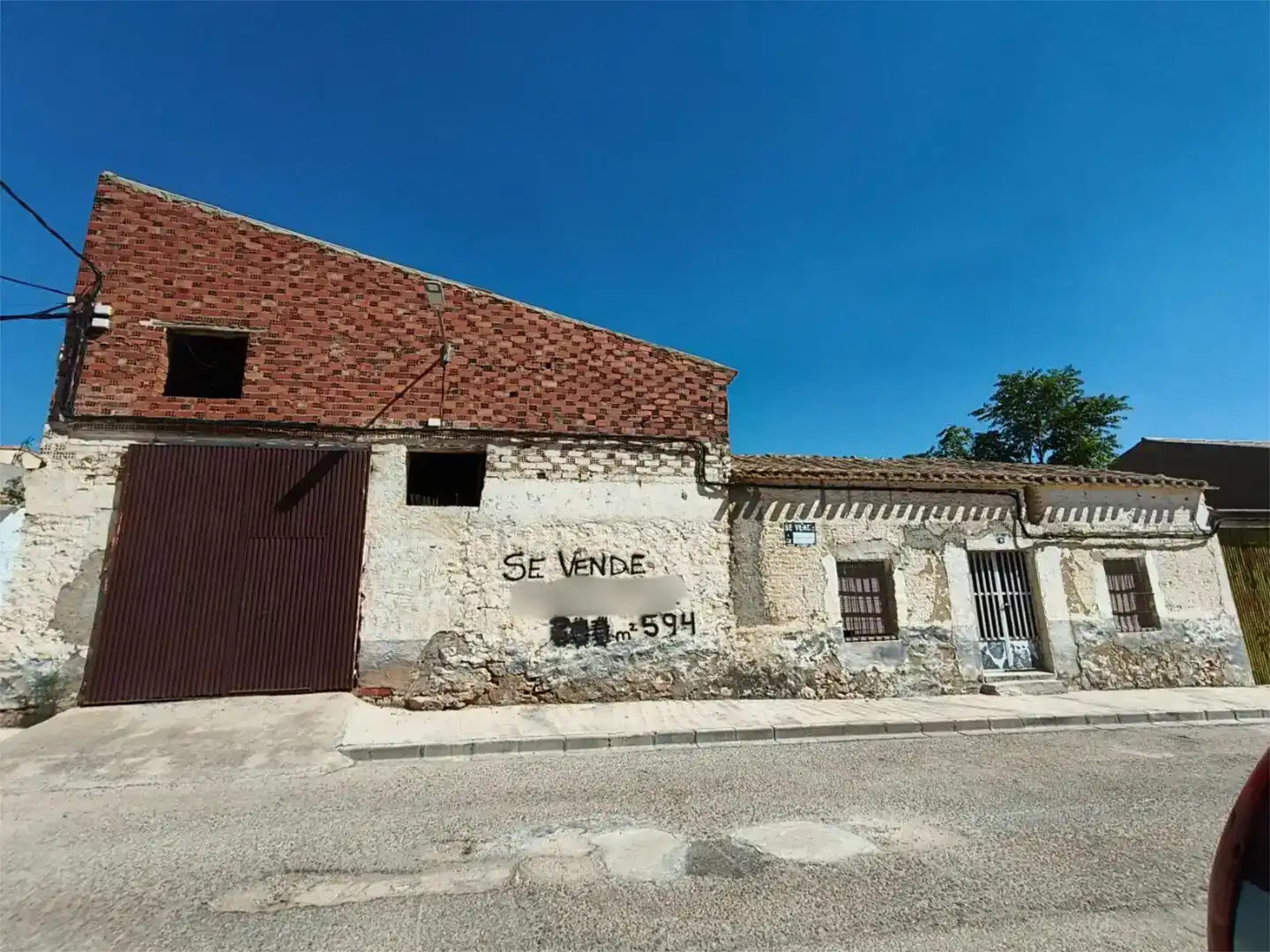 Vista exterior de Pis en venda en Barrax