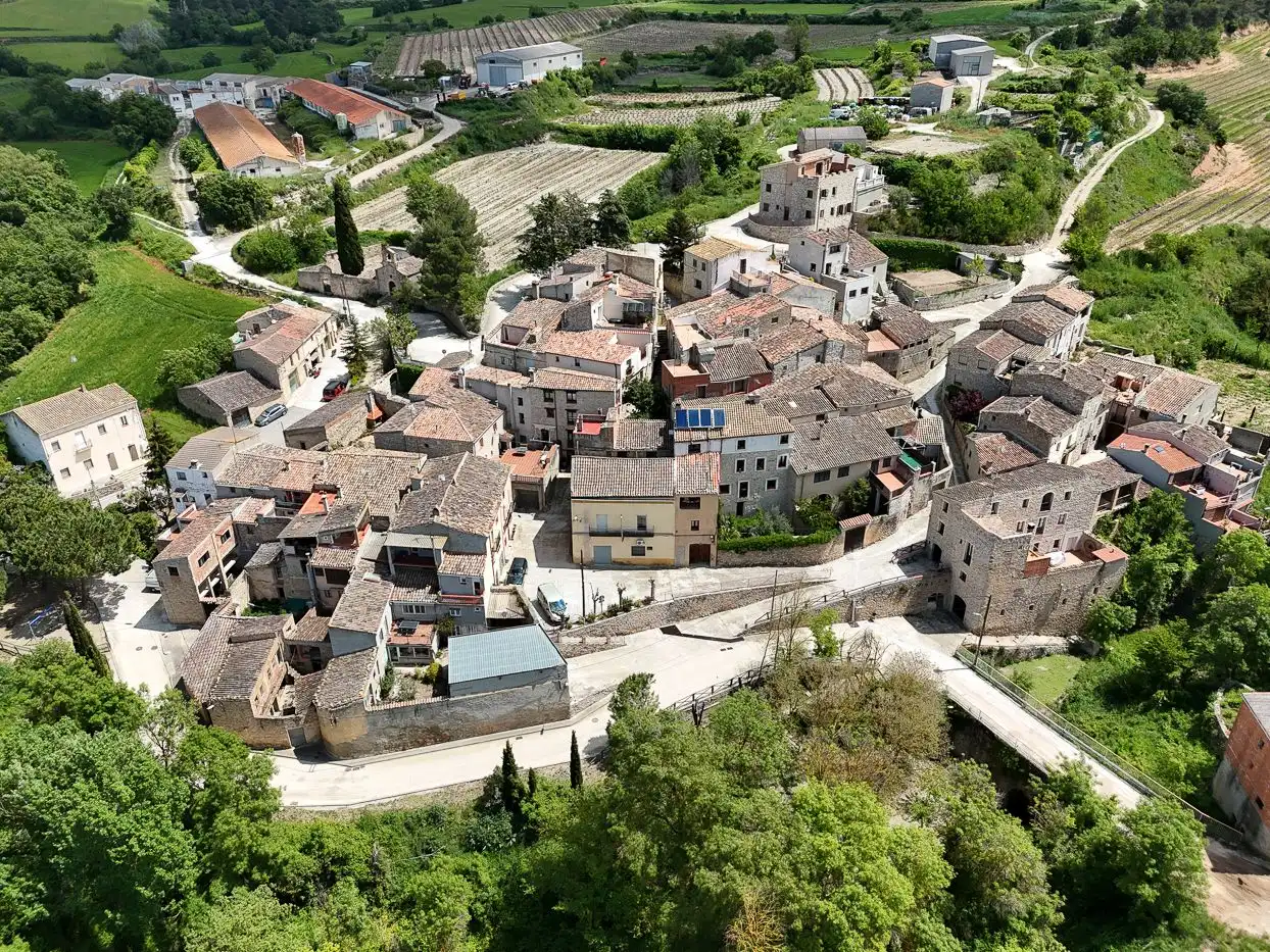 Vista exterior de Finca rústica en venda en Sarral amb Calefacció, Jardí privat i Terrassa