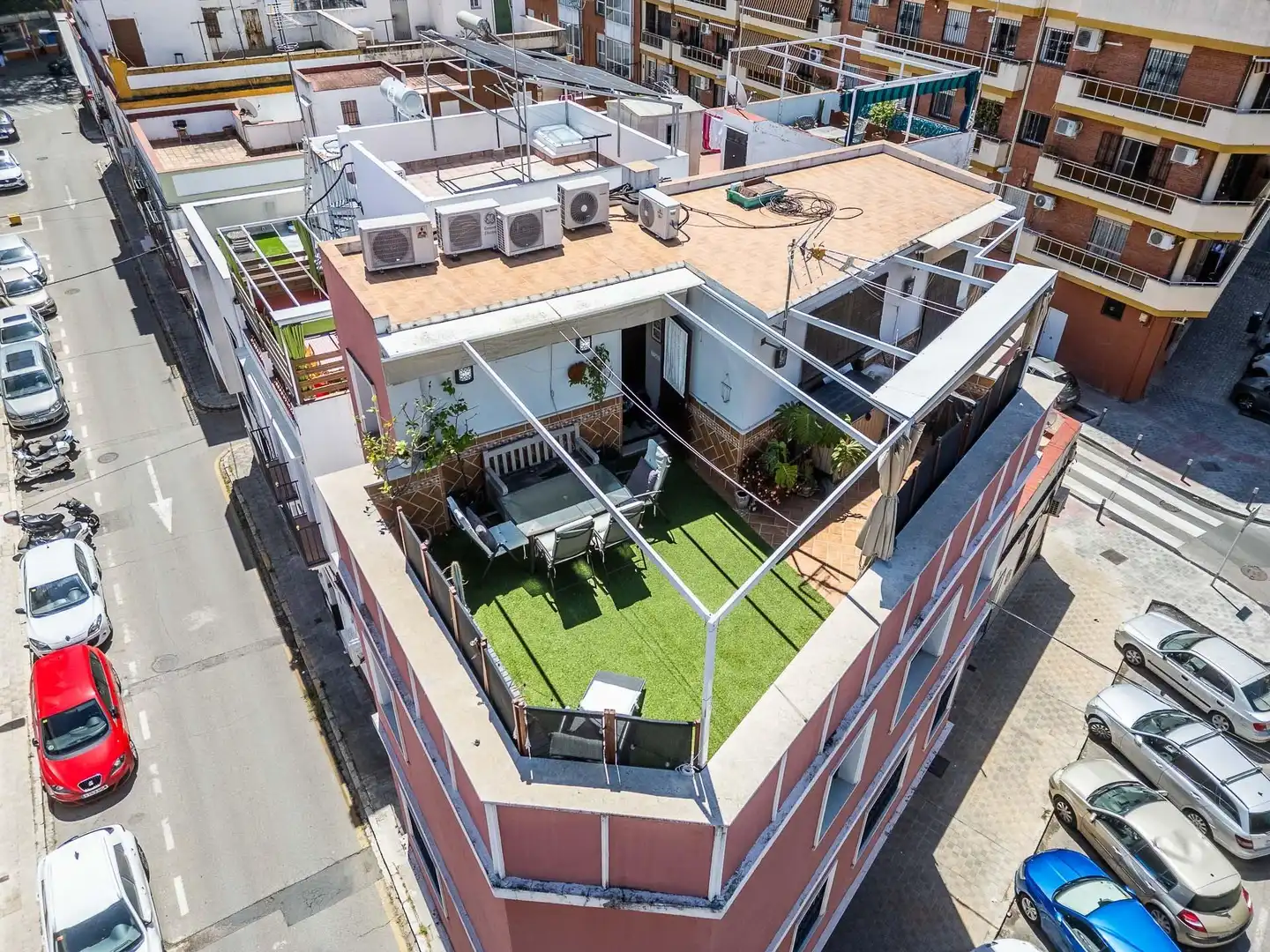 Terraza de Casa adosada en venta en Sevilla con Aire acondicionado y Trastero