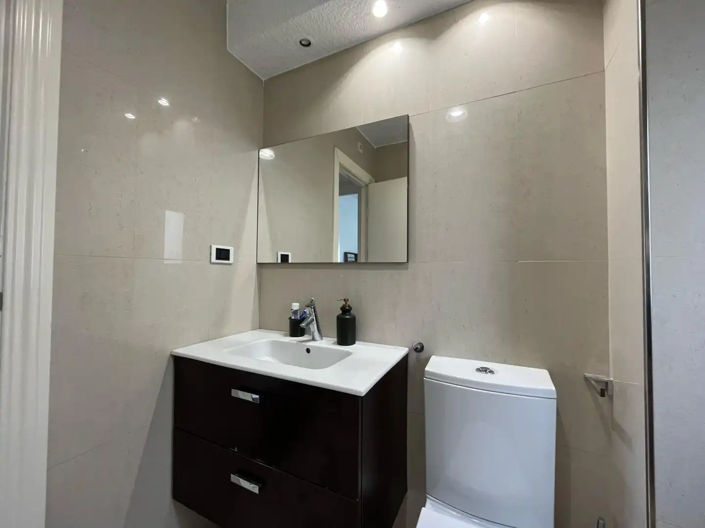 Bathroom of Flat for rent in Murcia  with Air Conditioner, Heating and Private garden