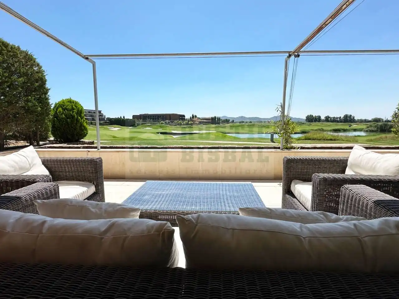 Terrace of Apartments for rent in Gualta  with Air Conditioner, Heating and Parquet flooring