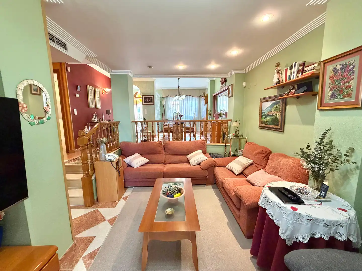 Living room of Houses for sale in Torrent  with Air Conditioner, Heating and Private garden