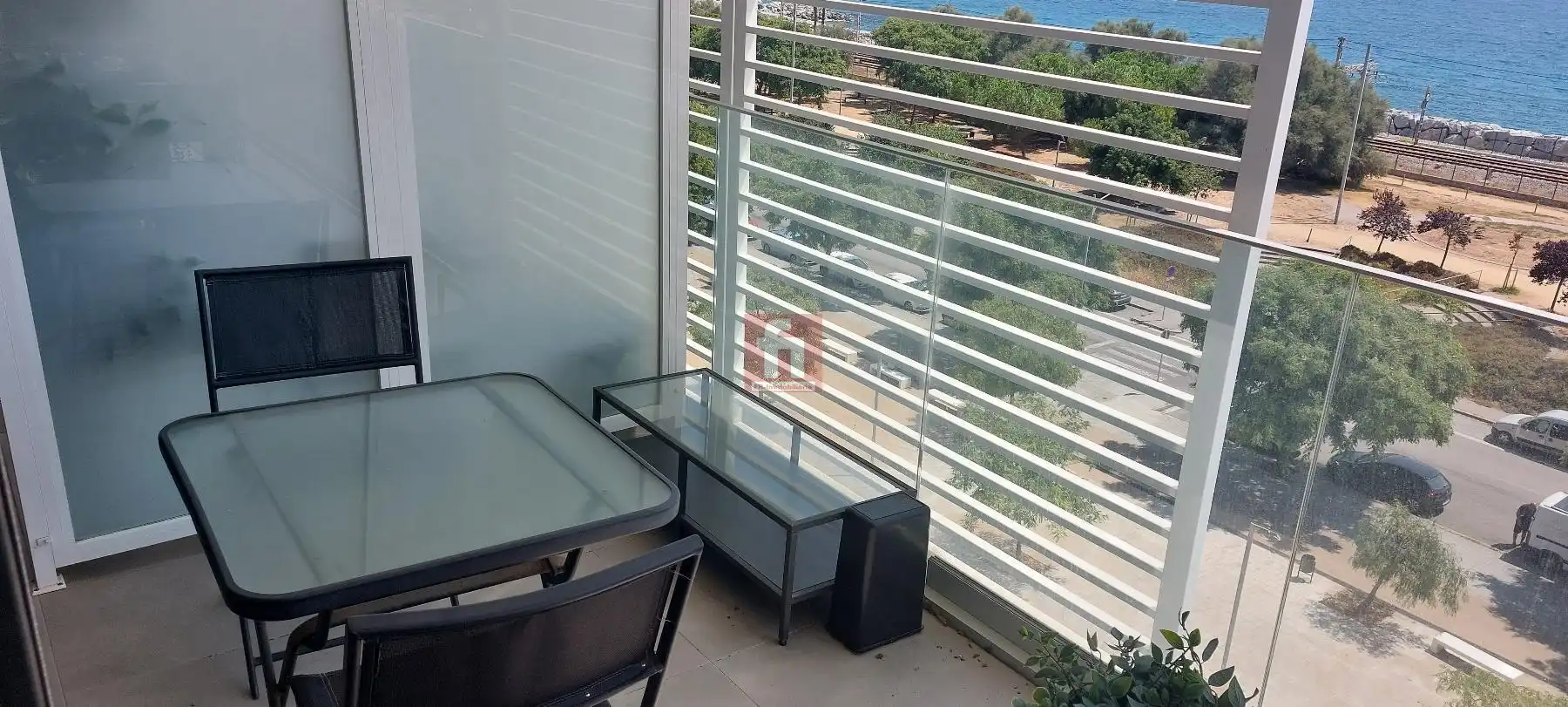Terrasse von Wohnung zur Miete in Mataró mit Klimaanlage, Heizung und Parkett