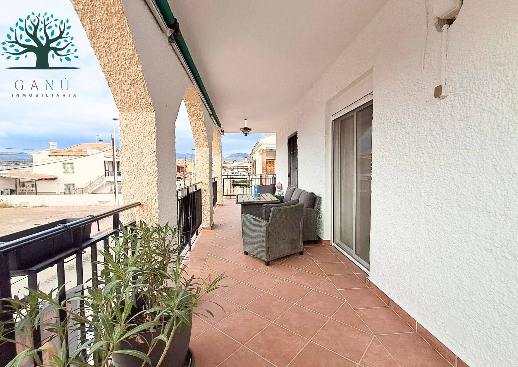 Terrace of Flat for sale in Mazarrón  with Air Conditioner, Private garden and Terrace