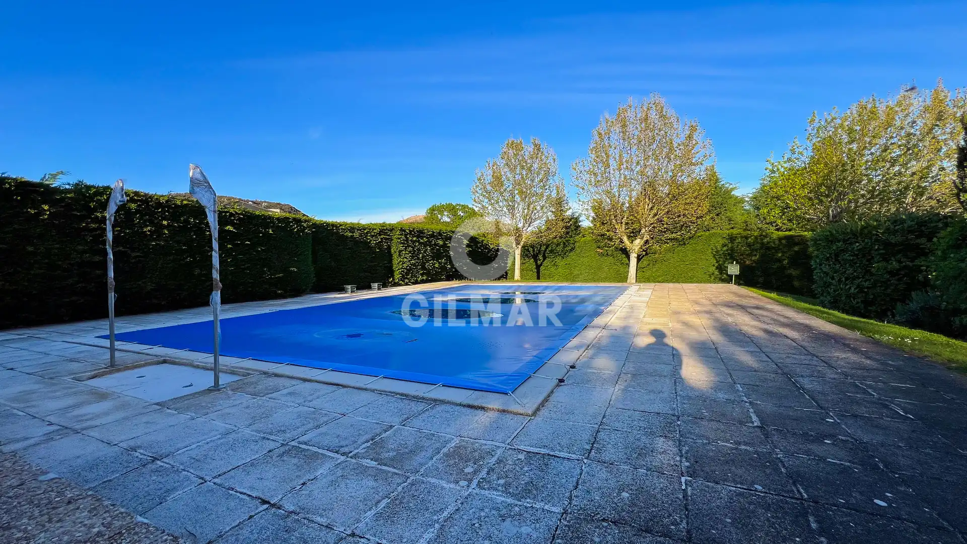 Piscina de Casa adosada en venta en Collado Mediano con Calefacción, Jardín privado y Piscina