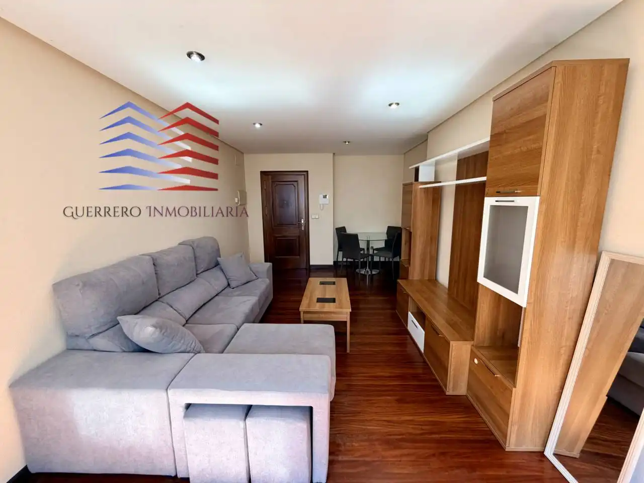 Living room of Apartments for rent in Ourense Capital   with Heating, Parquet flooring and Furnished