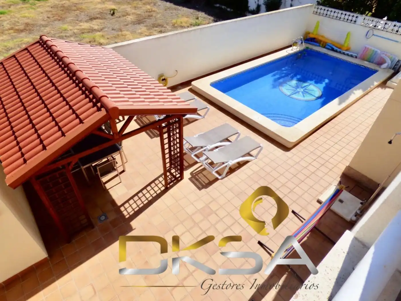 Piscina de Casa o chalet de alquiler en Benicasim / Benicàssim con Aire acondicionado, Calefacción y Jardín privado
