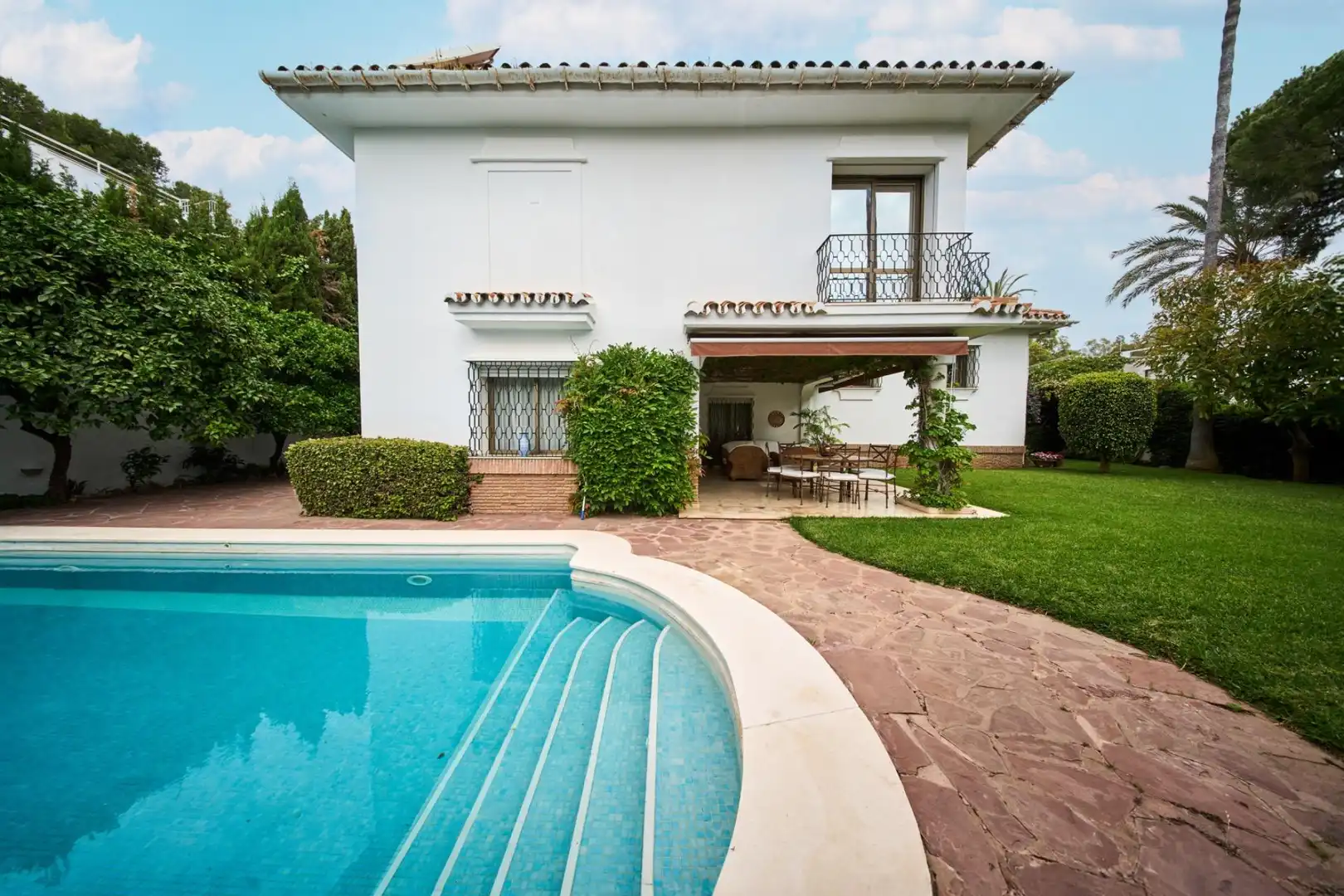 Jardín de Casa o chalet en venta en Marbella con Aire acondicionado, Calefacción y Jardín privado