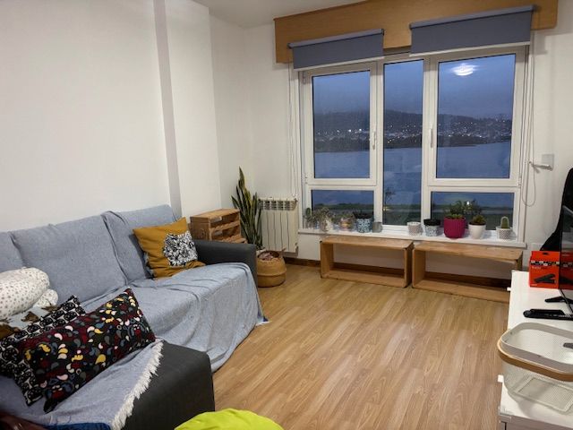Living room of Apartment to rent in Narón  with Heating, Parquet flooring and Storage room