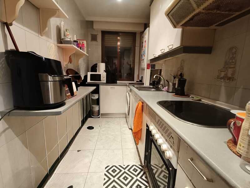 Kitchen of Flat for sale in  Madrid Capital  with Air Conditioner and Heating