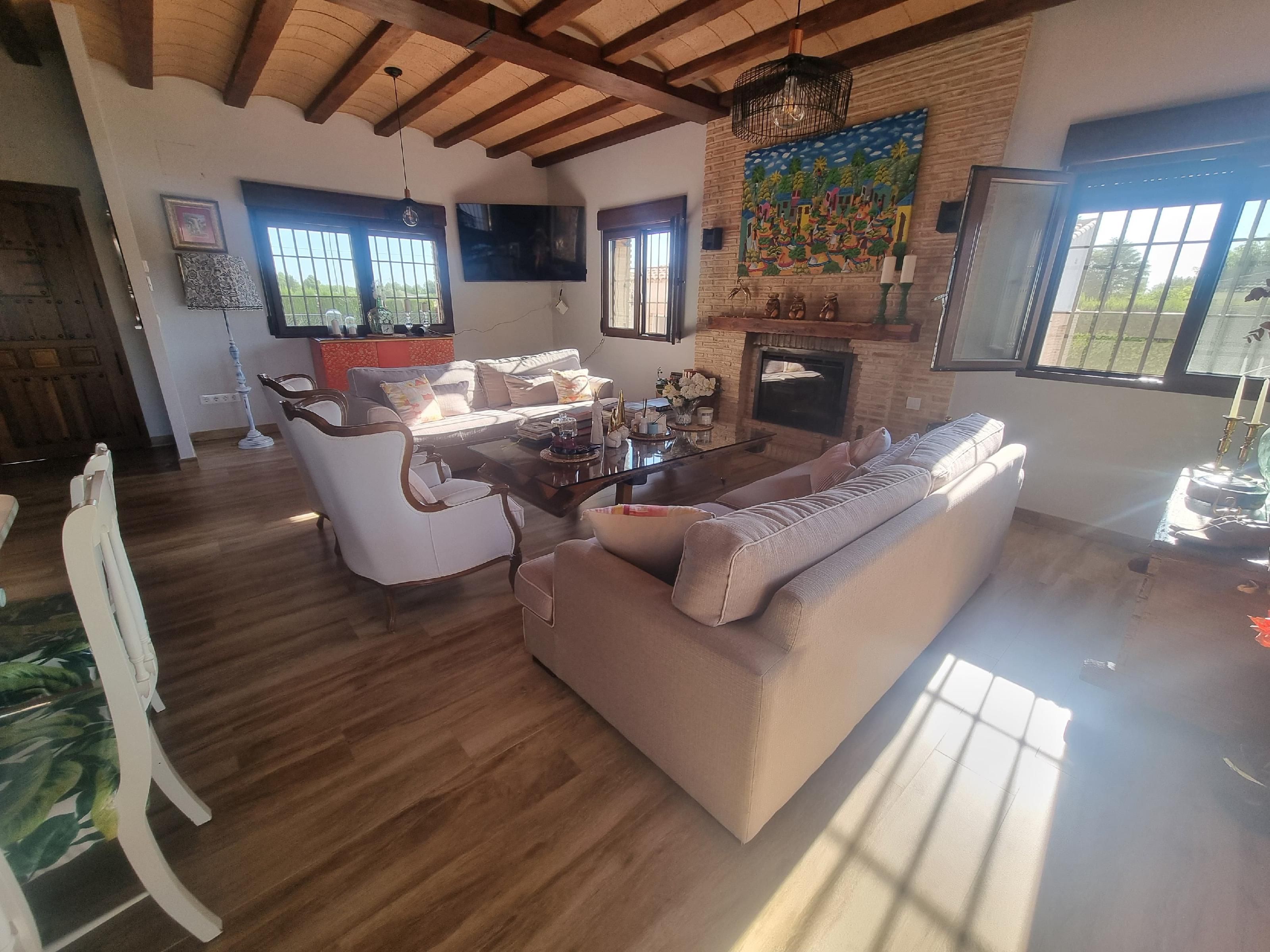 Sala de estar de Casa o chalet en venta en  Albacete Capital con Jardín privado y Piscina