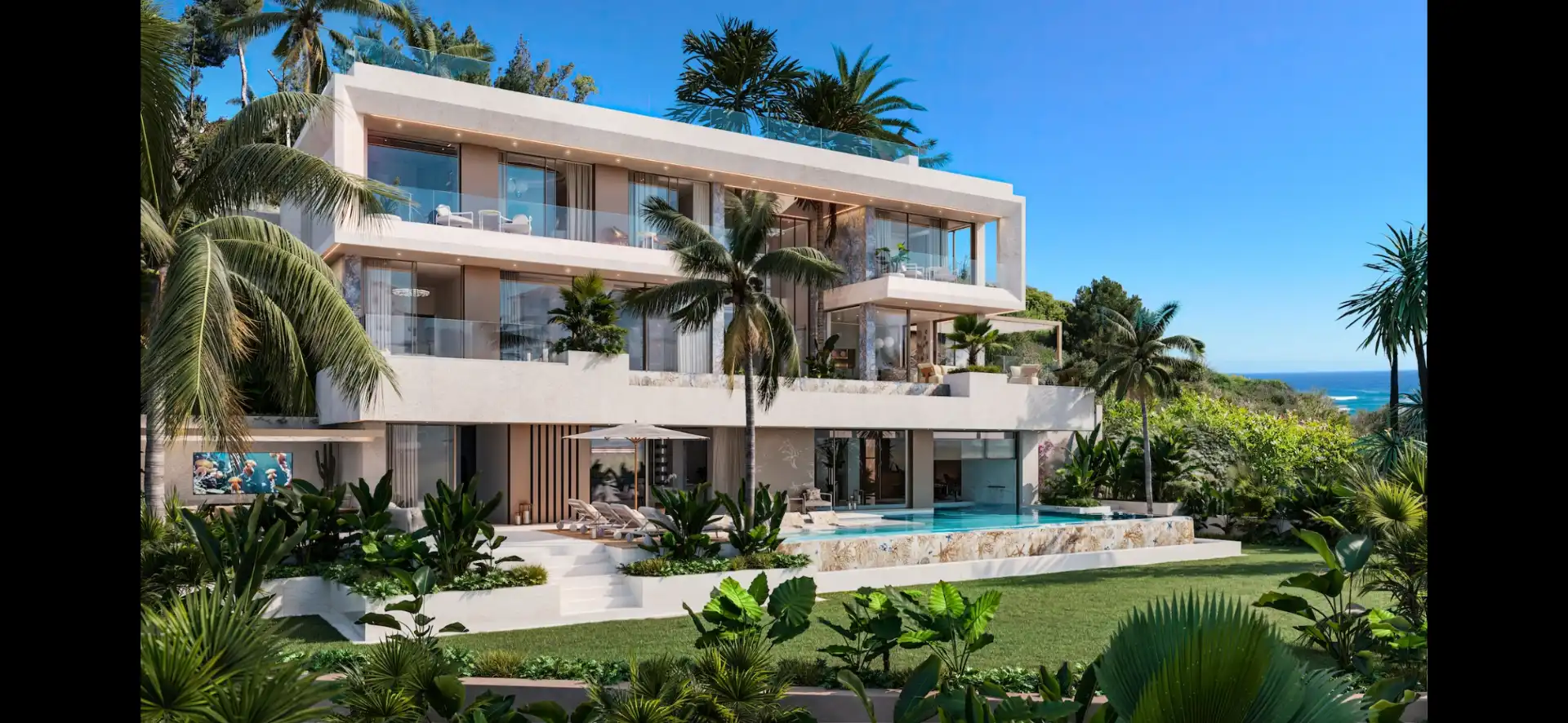 Vista exterior de Casa o xalet en venda en Marbella amb Aire condicionat, Calefacció i Terrassa