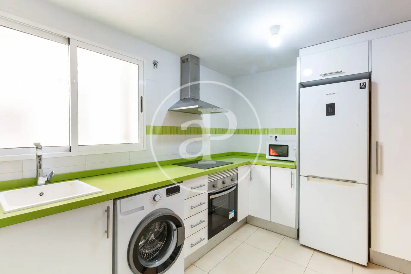 Kitchen of Flat for sale in Valencia  with Heating, Furnished and Balcony