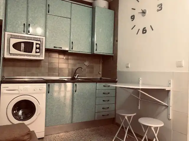 Kitchen of Apartments for sale in Madrid  with Heating, Furnished and Washing machine