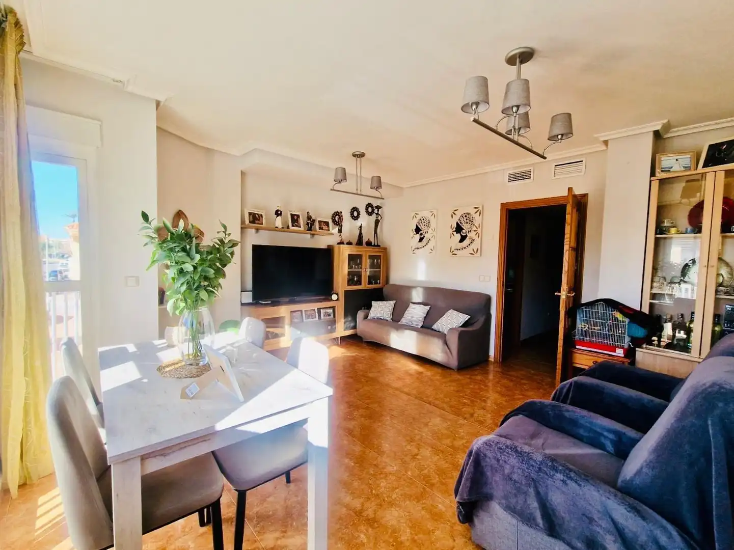 Sala de estar de Casa o chalet en venta en Águilas con Aire acondicionado, Calefacción y Terraza