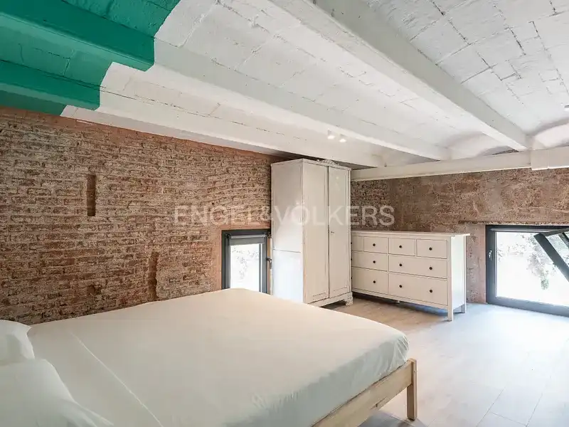 Habitación de Dúplex de alquiler en Barcelona con Aire acondicionado, Calefacción y Parquet