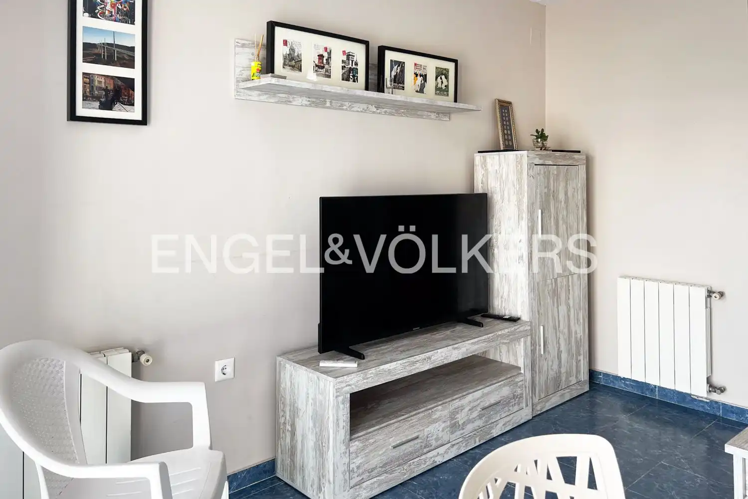 Wohnzimmer von Wohnung zur Miete in La Pobla de Farnals mit Heizung, Privatgarten und Schwimmbad