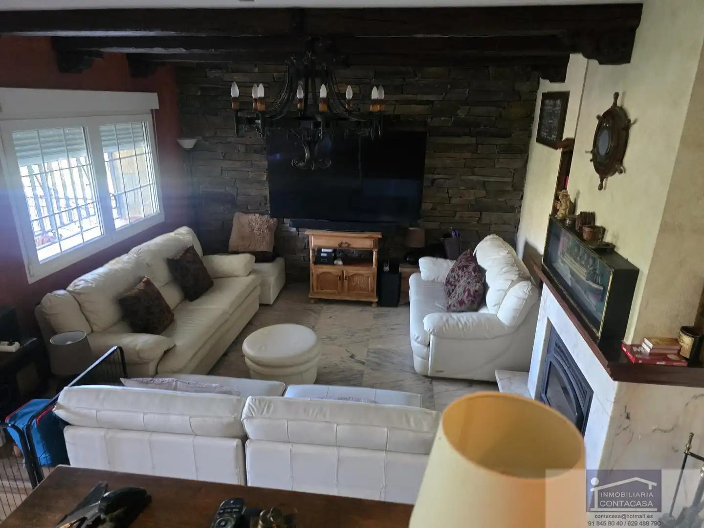 Sala de estar de Casa o chalet en venta en El Boalo - Cerceda – Mataelpino con Aire acondicionado, Calefacción y Terraza