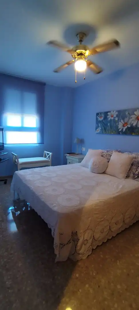 Bedroom of Flat for rent in Canet d'En Berenguer  with Air Conditioner, Private garden and Terrace