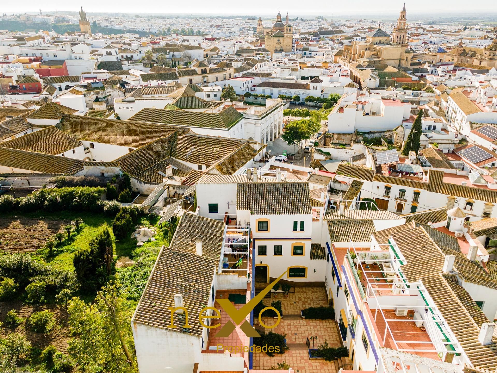 Vista exterior de Àtic en venda en Carmona amb Aire condicionat, Terrassa i Balcó