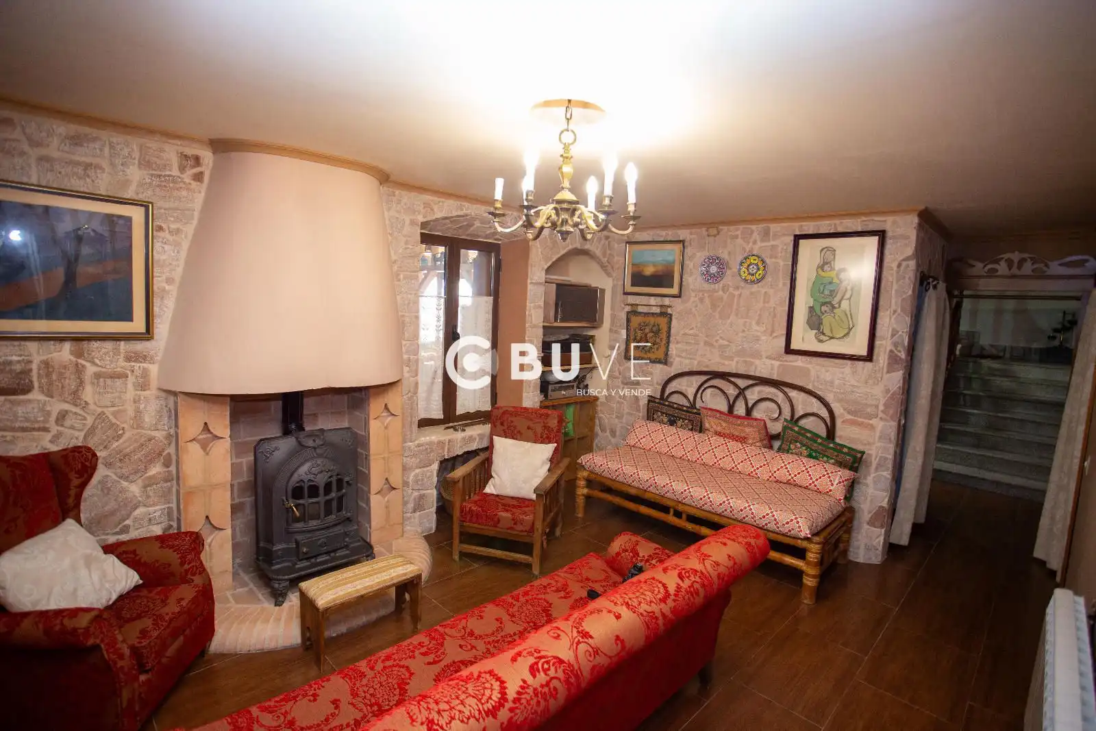 Living room of Houses for sale in Albaladejo, Ciudad Real