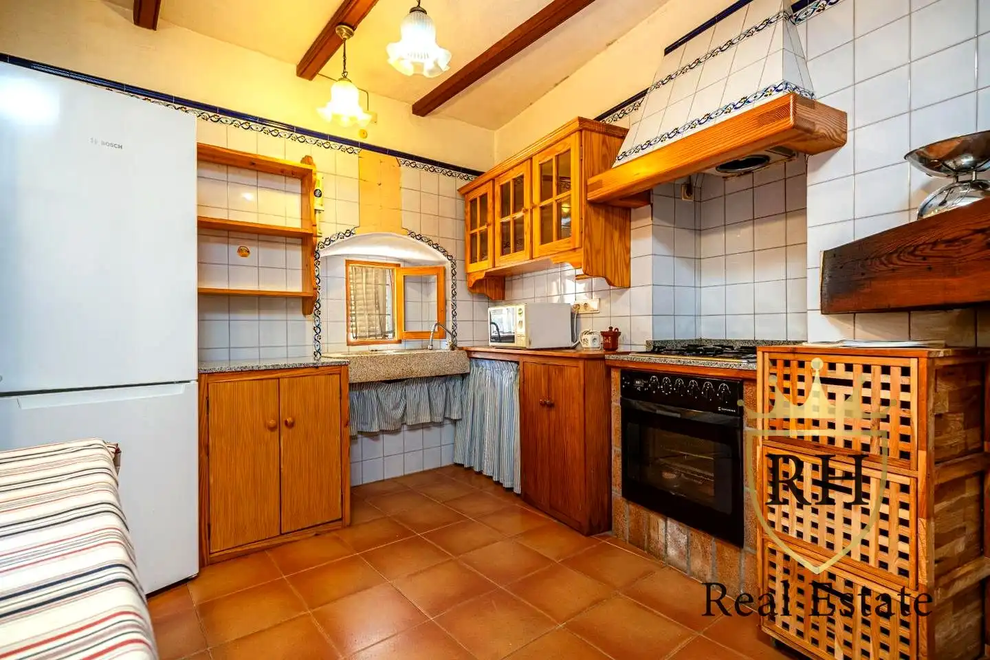 Cocina de Casa o chalet en venta en Selva con Aire acondicionado, Jardín privado y Terraza