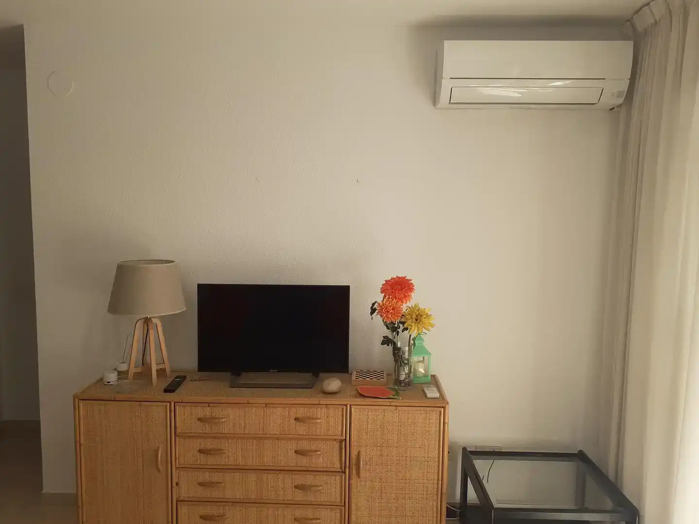 Wohnzimmer von Wohnungen zur Miete in Castellón de la Plana / Castelló de la Plana mit Klimaanlage, Privatgarten und Abstellraum