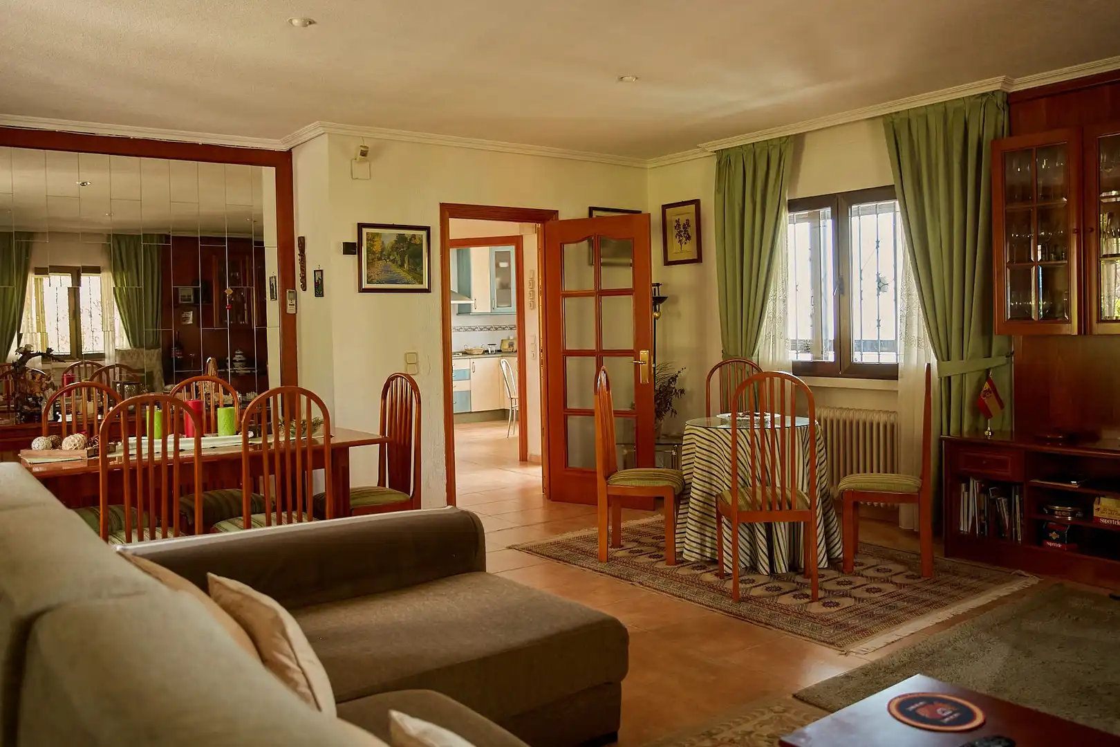 Living room of Houses for sale in Miraflores de la Sierra  with Air Conditioner, Heating and Private garden