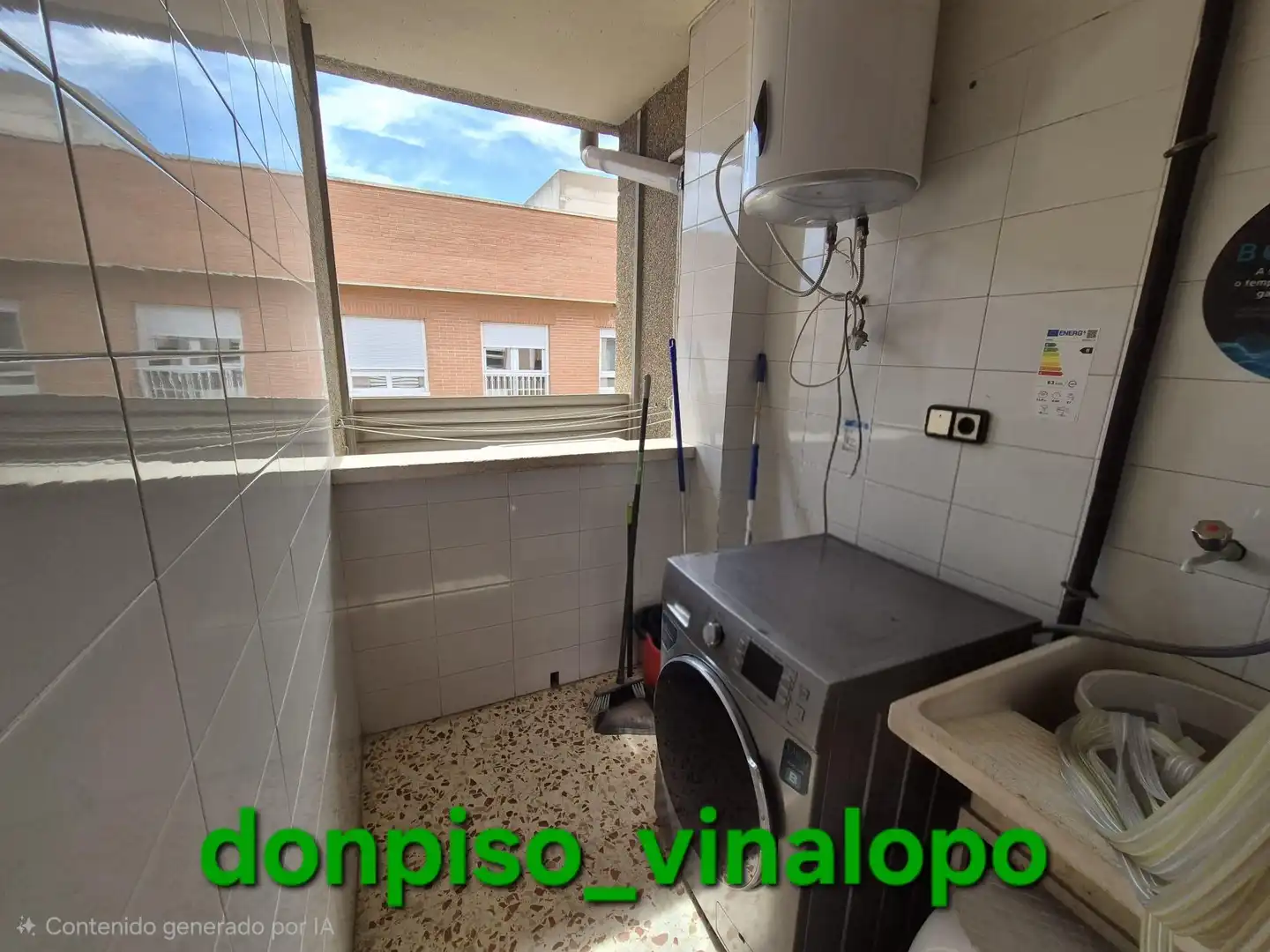 Balcony of Apartments for sale in Elda  with Air Conditioner and Heating