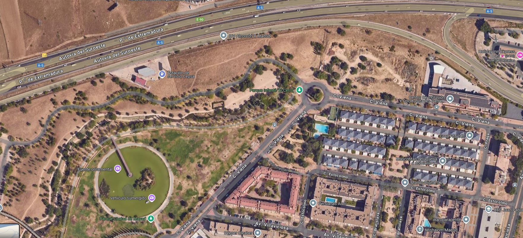 Exterior view of Industrial land for sale in  Madrid Capital