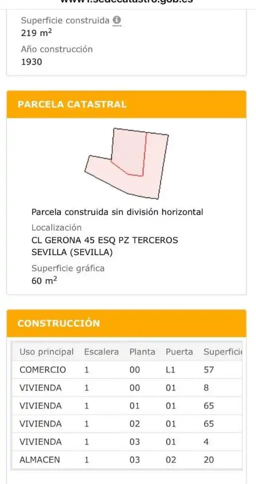 Edificio en venta en Sevilla