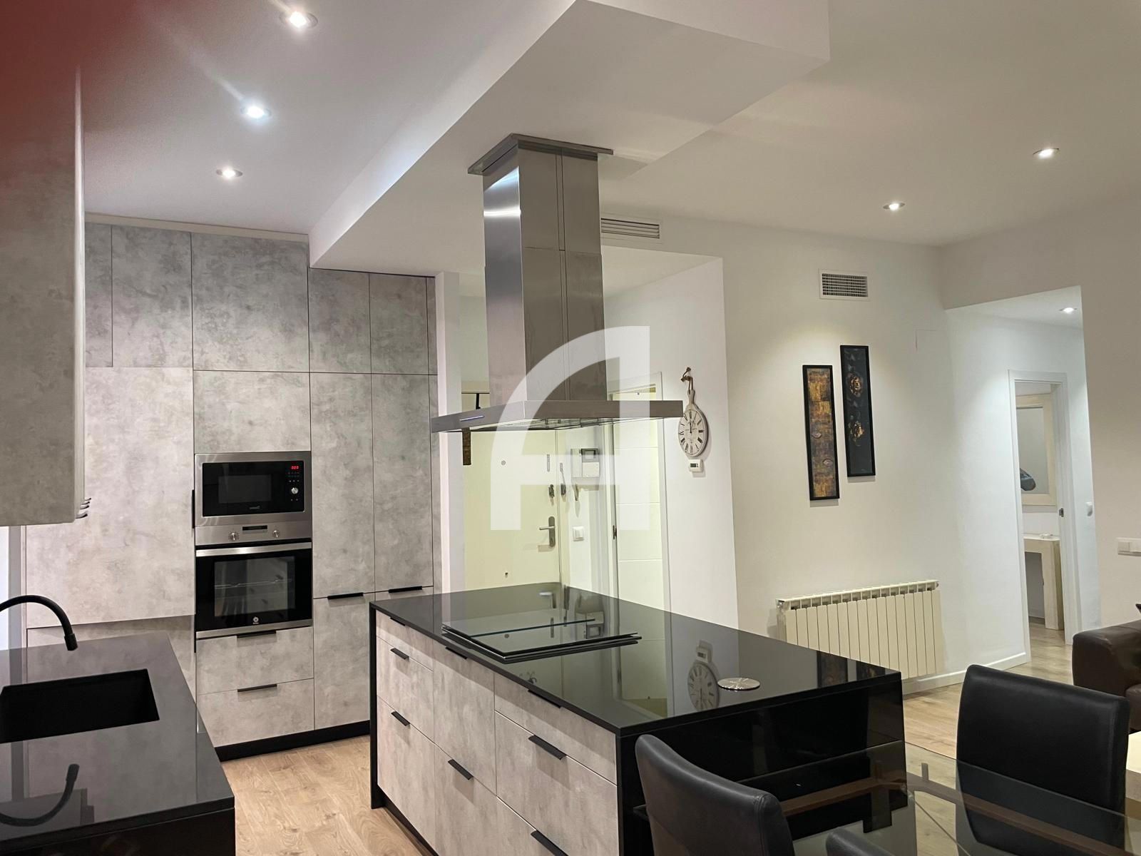 Kitchen of Flat to rent in Girona Capital  with Air Conditioner, Terrace and Furnished