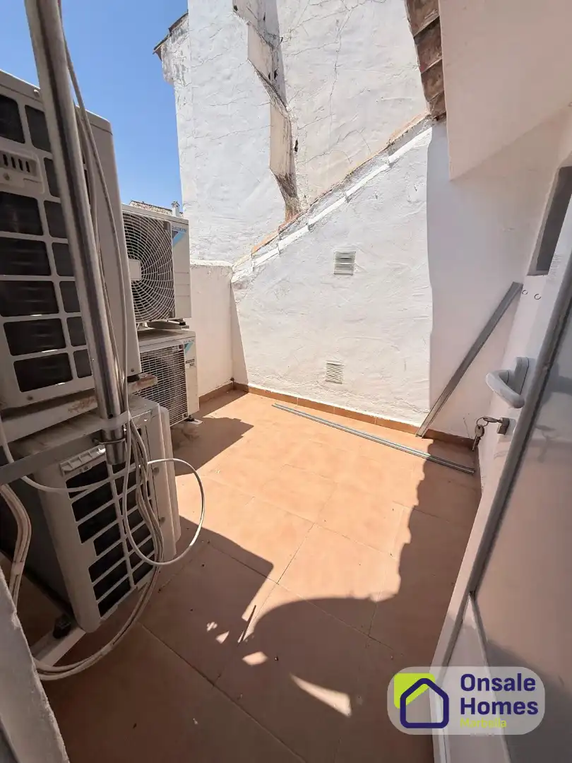 Terraza de Casa adosada de alquiler con opción a compra en Marbella con Terraza, Amueblado y Piscina comunitaria