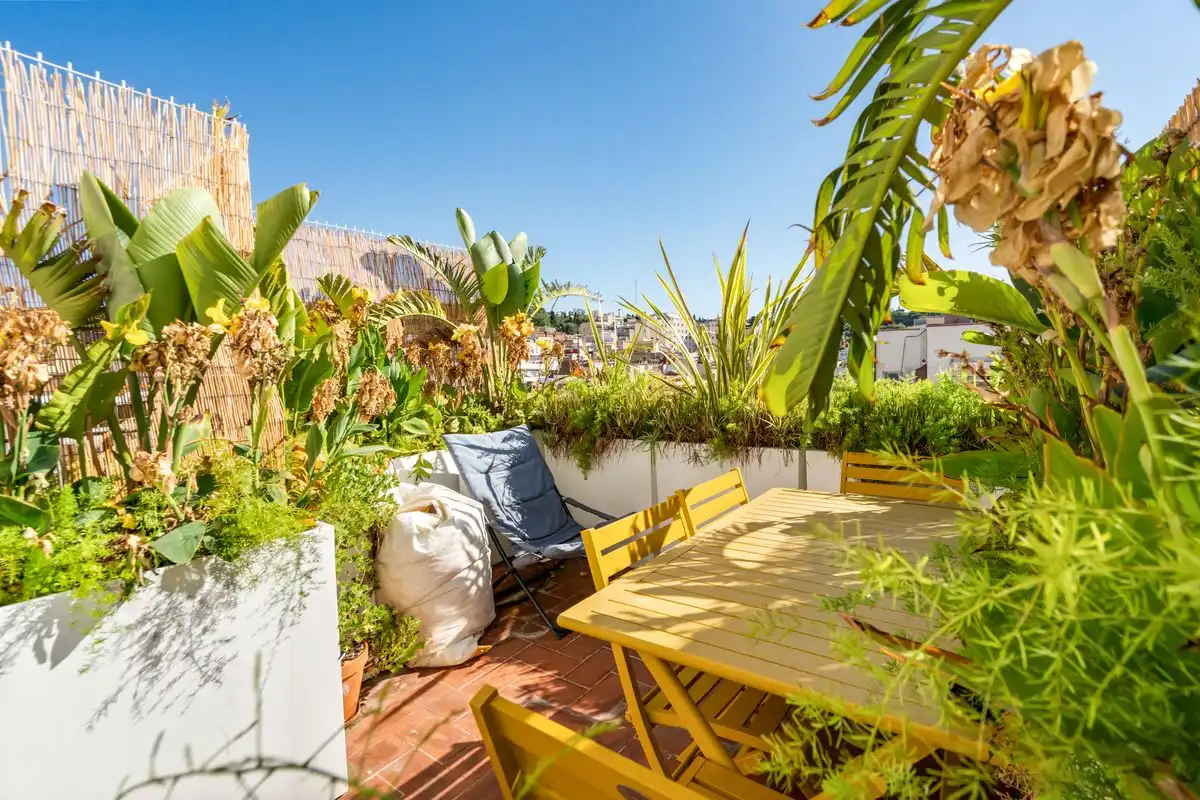 Terrasse von Dachboden zum Verkauf in Barcelona mit Klimaanlage, Heizung und Terrasse