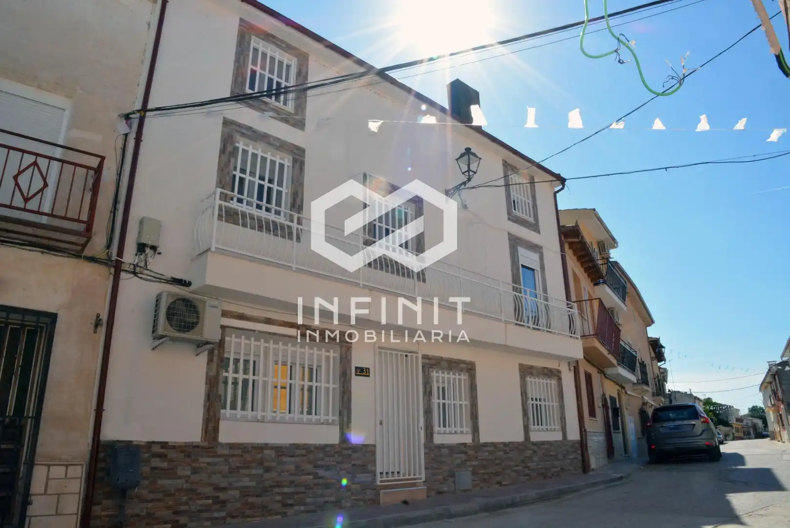 Exterior view of Houses for sale in Mazuecos  with Air Conditioner and Balcony