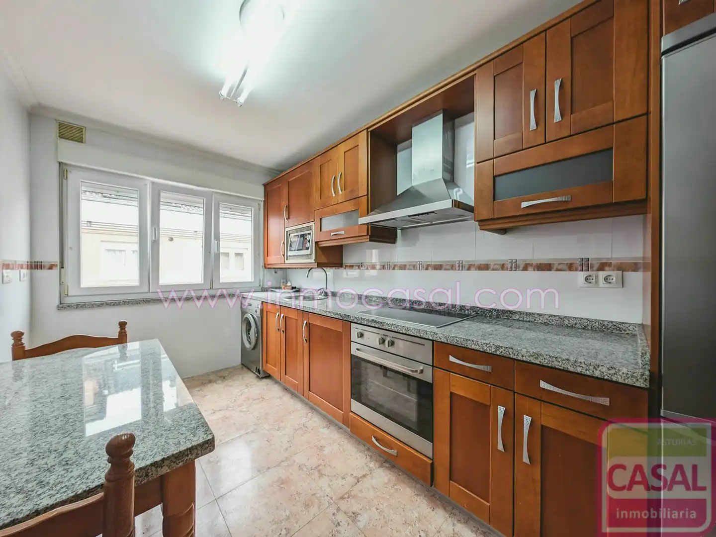 Kitchen of Flat for sale in Langreo  with Heating, Storage room and Furnished