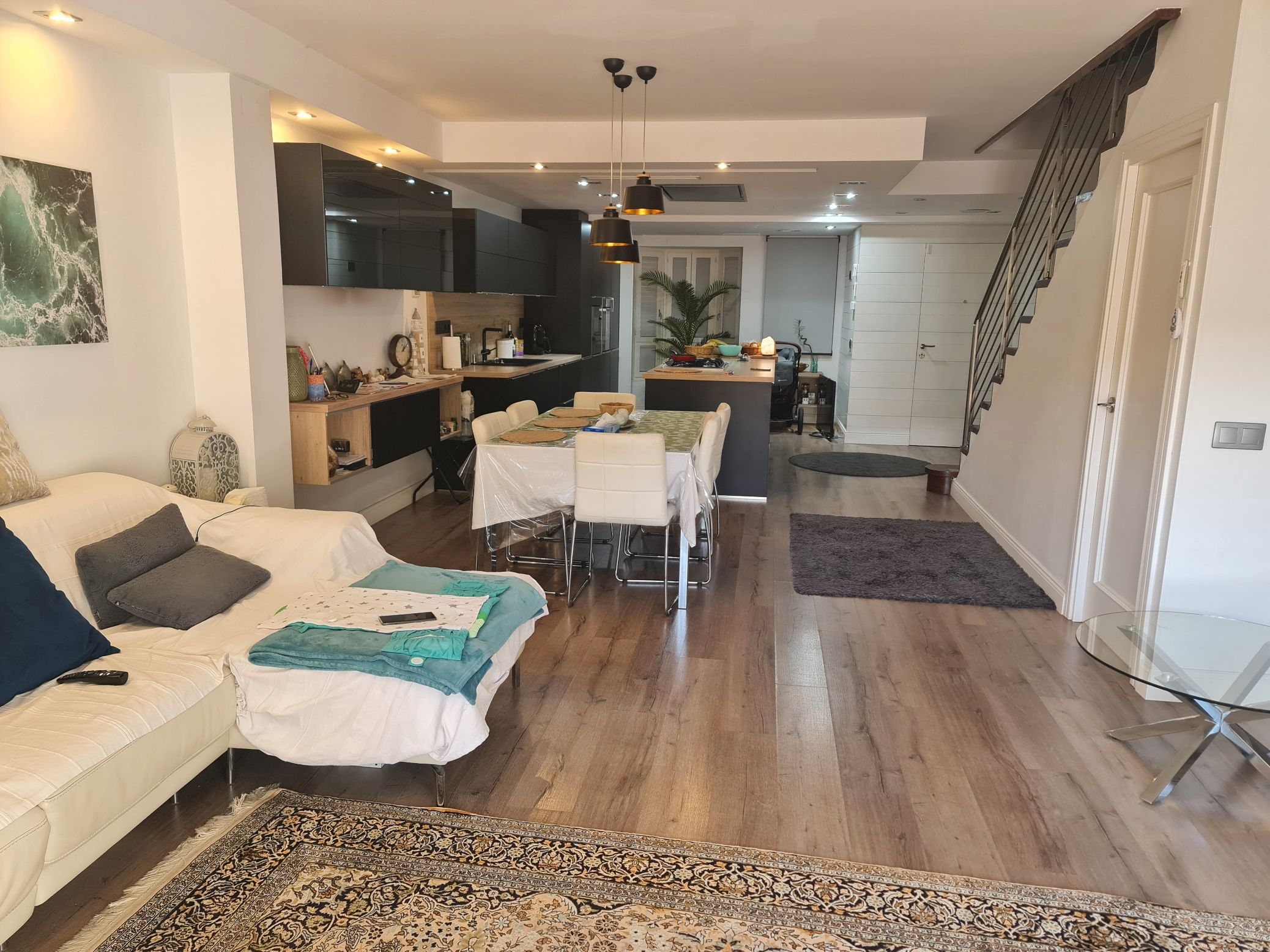Single-family semi-detached for sale in Badalona  with Air Conditioner, Private garden and Parquet flooring