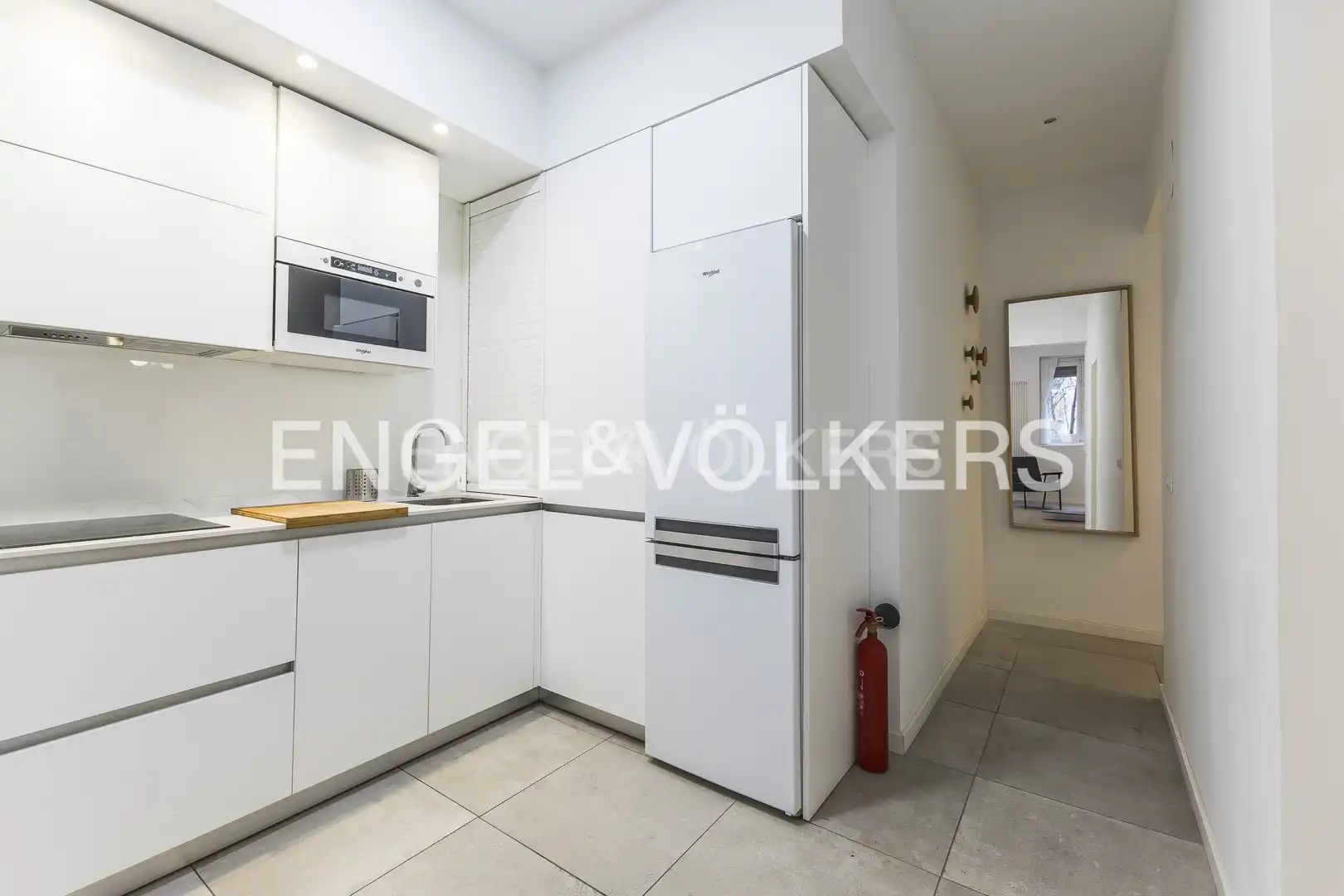 Kitchen of Flat for rent in Madrid  with Air Conditioner, Heating and Furnished