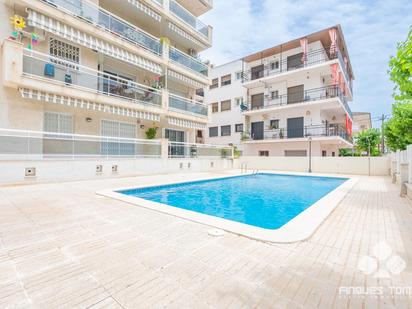 Swimming pool of Flat for sale in Calafell  with Air Conditioner, Terrace and Balcony