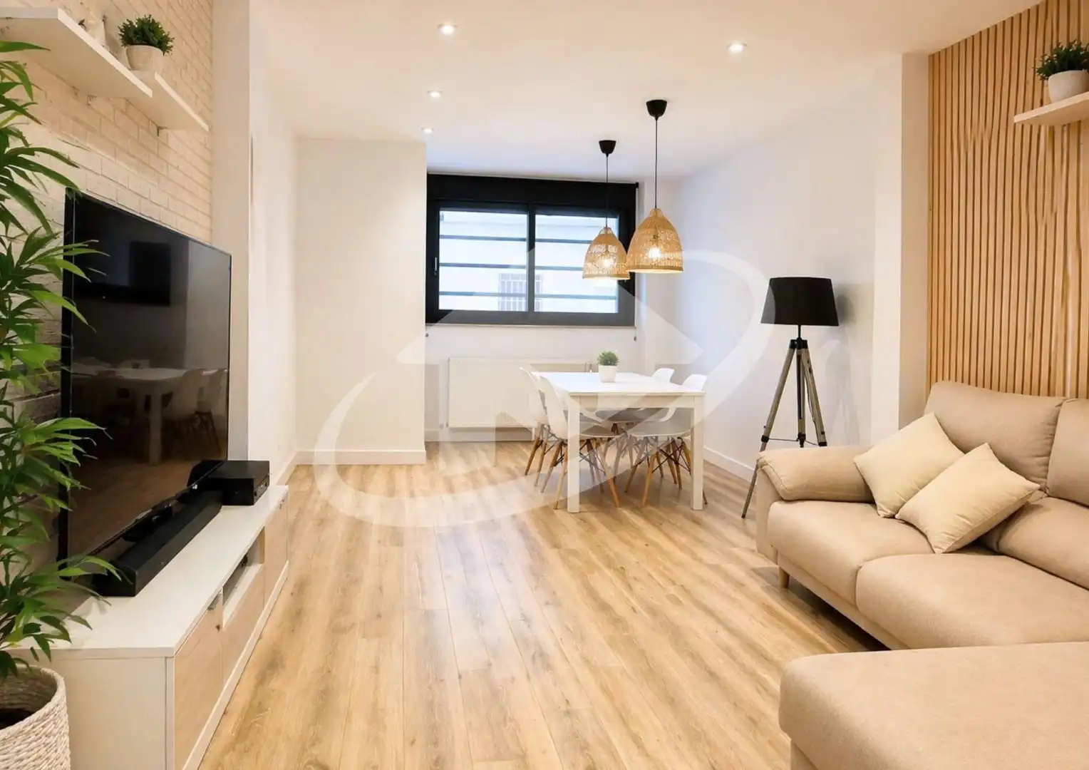 Sala de estar de Casa o chalet en venta en Sabadell con Calefacción y Balcón