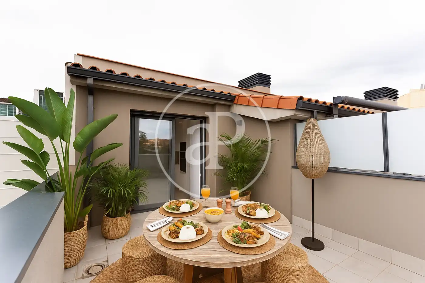 Terrasse von Dachboden zum Verkauf in Terrassa mit Klimaanlage, Heizung und Terrasse